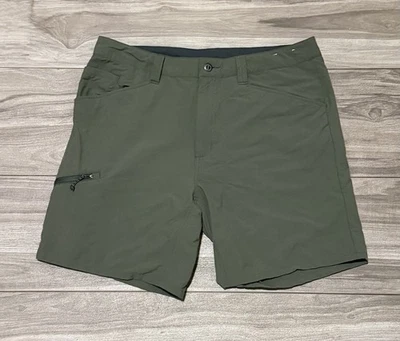 Talla 36 - Pantalones Cortos Dilema Patagonia Para Hombre - 8" Senderismo Verde Militar Foto 1 de 4