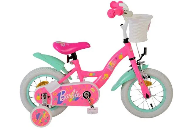 Barbie Kinderfahrrad - Mädchen - 12 Zoll - Pink - Bild 1 von 1