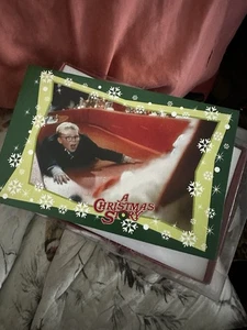 A Christmas Story Holiday Cards 16 Total Hope Santa Doesn’t Give You The Boot - Picture 1 of 4