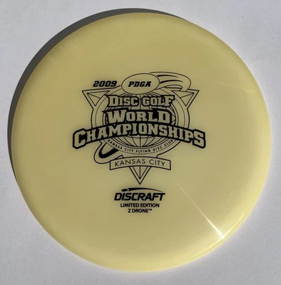Discraft Limited Edition Z Drone - 2009 PDGA World Championships - OOP PFN 177g - Image 1 of 4