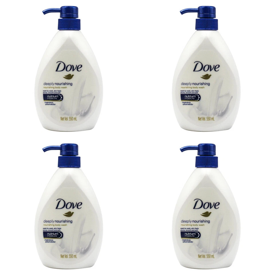 550 ml. Dove Deeply Nourishing Body Wash Nutrium Moisture Smooth and Soft