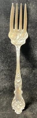 Vintage 1847 rogers bros. Triple plate silver serving fork #1 - Image 1 of 4
