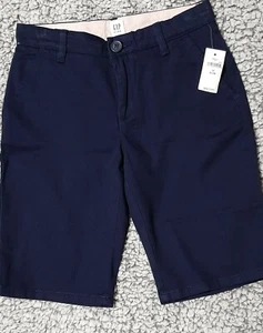 NUEVO CON ETIQUETAS GAP KIDS Niña AZUL MARINO UNIFORME ESCOLAR BERMUDAS PANTALONES CORTOS TALLA 12 AJUSTADOS Cintura Ajustable - Imagen 1 de 4