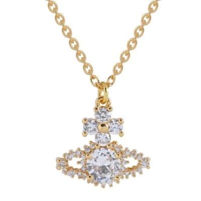 Vivienne Westwood Gold Tone Valentina Orb Necklace With Gift Box 🎁 - Image 1 of 3