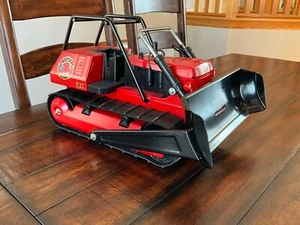 mighty tonka custom dozer. Dedicated to CA. fire dept. Powder coated. MUST SEE. - Picture 1 of 15