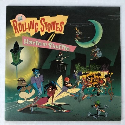 The ROLLING STONES Harlem Shuffle 1986 SPAIN One-Side 45 PROMO Only 7" JAGGER - Image 1 of 3