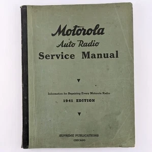 1941 Motorola Auto Radio Service Manual - Vintage Radio Repair & Servicing - Picture 1 of 10