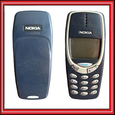 Telefono Cellulare NOKIA 3310 Blu Buone Condizioni Telefonino PARTI DI RICAMBIO - Immagine 1 di 2