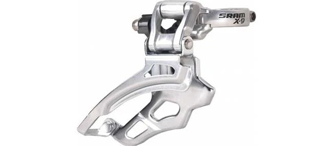 SRAM 3 10-FACH X9 Silver Derailleur High Clamp 35 MM " Bottom " Pull Clamp Tall - Image 1 of 1