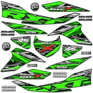 Kit Adesivi Per 2019-2021 SEA DOO RXT X GTX 300 Verde - Bild 1 von 2