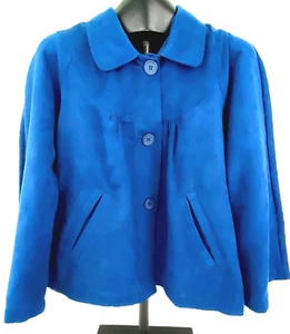 Zitronengras Shirt Bluse Jacke Pullover Mantel Oberteil L Large LKNU blau Knopfleiste - Bild 1 von 7