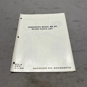 LISTA DE REPUESTOS JONSERED MK80 - Imagen 1 de 3