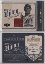 2011 Playoff Prime Cuts Century Gold Materials /25 Justin Upton #25