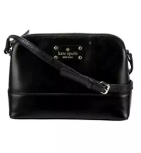 Kate Spade Black Leather Hanna Wellesley (Small) Crossbody Bag - Picture 1 of 12