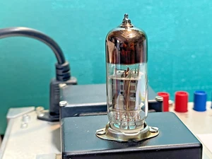 PAIR BY CURES 6E6P-DR AUDIOPHILE TETRODE TUBE OTK/RHOMBUS /GOLD GRID/NEW /NIB - Picture 1 of 11