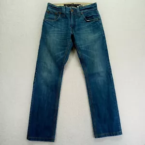 Jeans vintage Levis donna 30x32 blu patta tasca invecchiato dritto Hong Kong denim - Foto 1 di 13