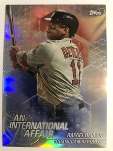 2018 Topps Chrome Update RAFAEL DEVERS - International Affair #IA-RD - A157 - Foto 1 di 2