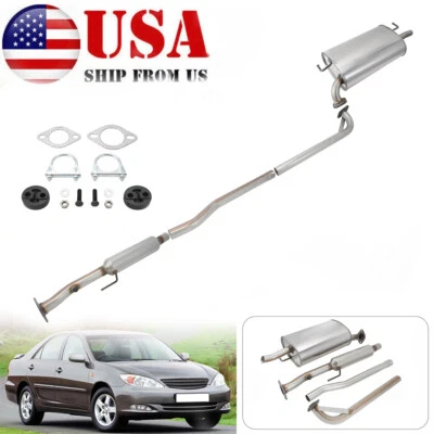 Direct Fit Resonator Pipe Muffler Exhaust System Kit for Toyota Camry 2.2L 97-01 Foto 1 de 4