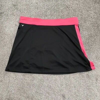 Callaway Mini Falda Corta Activa Para Mujer XL Negra Rosa Tenis Golf Bolsillo Elástico Foto 1 de 4