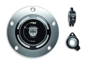 DUCATI Rizoma TankDeckel TankVerschluss Alu silber Fuel Tank Cap SCRAMBLER NEU - Bild 1 von 1