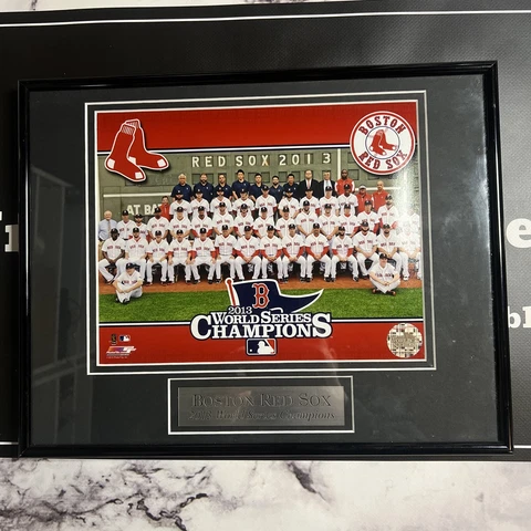 Boston Red Sox 2013 World Series Champions Photo Plaque Cover