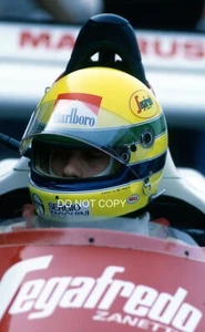 AYRTON SENNA TOLEMAN TG184 35mm CASCO NEGATIVO PERÍODO CABINA 1984 FOTOGRAFÍA - Imagen 1 de 2