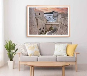 Dubrovnik Print, Wall Art, Walls Framed City Wall Art, Croatia - Bild 1 von 5