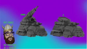 Modelo de vehículo alternativo Gulltoppr para Battletech 6 mm-10 mm-15 mm - Imagen 1 de 1