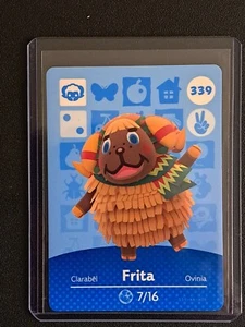 Frita - 339 - Carta Amiibo Animal Crossing - Foto 1 di 1