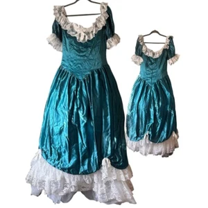 80s Victorian Bridgerton Southern Belle Cosplay Theater Costume Dress Loralie 14 - Picture 1 of 11