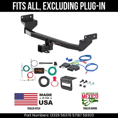 Enganche de remolque para Kia Niro 17-18 con cableado de 5 pines sin corte enchufable remolque de 3,5 k 2" Foto 1 de 4