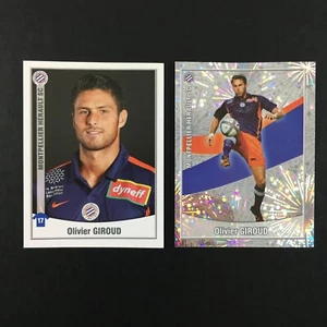 Olivier Giroud Rookie RC Lot 2 Sticker Panini Foot 2011 #309 #312. - Picture 1 of 3