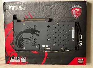 MSI R9 380 GAMING 4G Graphics Card DisplayPort, DL-DVI-I, DL-DVI-D and HDMI - Picture 1 of 3