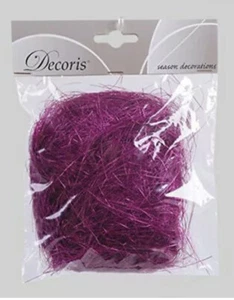 Pink Angel Hair Metallic Shredded Tinsel Bag Fibre Xmas Hampers Decoration 20g🎄 - Picture 1 of 1