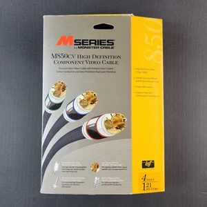 Monster M850 CV-4 M-Series 850 Component Video Cables (4 feet) - Picture 1 of 4