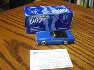 Johnny Lightning James Bond 007 #6 Blue Sunbeam Tiger From Dr. No 2003 COA #AD - Picture 1 of 6