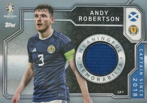 Topps UEFA EURO 2024 Match Attax Trading Cards - Relic LR 7 Andy Robertson V1 - Picture 1 of 1