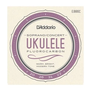 D'Addario Ukulele Strings Fluorcarbon EJ99SC Uke Soprano/Concert Pro-arte carbon - Picture 1 of 6