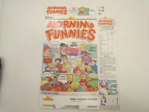 Empty RALSTON Cereal Box 1988 MORNING FUNNIES 5th Edition [P6d5] - Picture 1 of 2