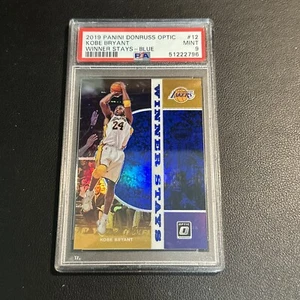 Kobe Bryant PSA 9 Sp #’d /85 Optic Winner Stays Blue Prizm Lakers Low Pop - Picture 1 of 2