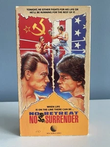 No Retreat No Surrender (VHS, 1986/1990) Jean-Claude Van Damme/Kurt McKinney - Picture 1 of 3