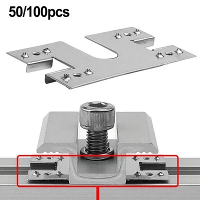 50 St??ck Edelstahl leitf?hige Blechscheibe f??r Solarpanel Erdung - Bild 1 von 4