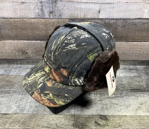Mossy Oak Break-Up Hat Camo Cap Thermo Neck Ear Flap Outdoor Cap Neu mit Etikett - Bild 1 von 11