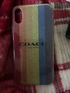 Coach Rainbow X/XS/11 Pro  For Apple Phone - Picture 1 of 3