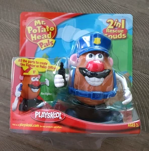 NEU Mr Potato Head Rescue Spud 2 in 1 Polizist Feuerwehr Set 2002  - Bild 1 von 5