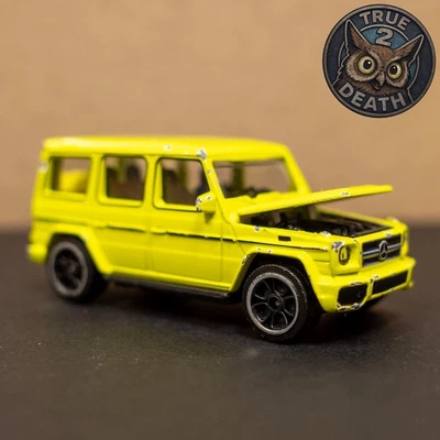 Coches premium Majorette Mercedes-Benz AMG G63 amarillo lima 1:64 diecast SUV suelto Foto 1 de 4