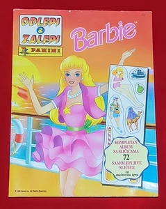 Barbie Peel and Stick Full Album Panini 1996 Serbian edition - Picture 1 of 12