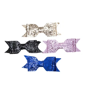 4 Pcs Children's Bow Hair Clip Toddler Bows Accessories Mini Clips Girl - Picture 1 of 12