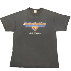 Vintage 90s Faded Harley Davidson Motorcycles Biker T-Shirt Size XL - Bild 1 von 6