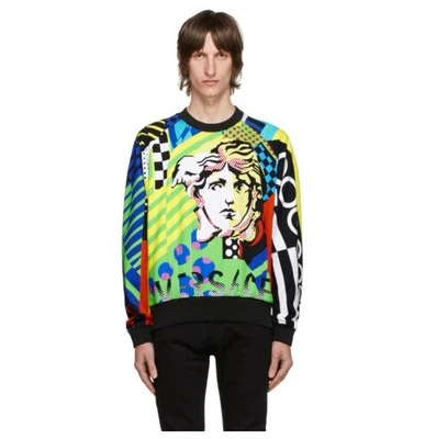 Versace Medusa Medusa Multi Colour Sweater Sweatshirt Mens Size S Logo - Image 1 of 4